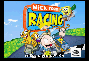 Nicktoons Racing Title Screen